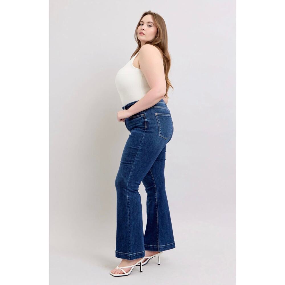 High Waisted Trouser Flare-Plus Size - Picture 5 of 10